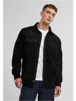 Srajca BRANDIT CORDUROY CLASSIC BD4035 ČRN