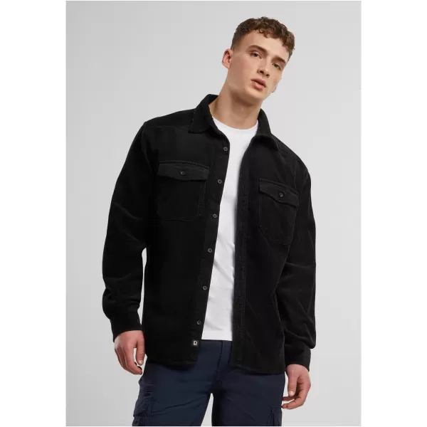  Srajca BRANDIT CORDUROY CLASSIC BD4035 ČRN 