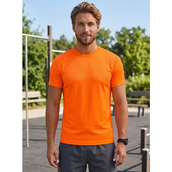  Moška funkcionalna majica ALTISPORT NoPrint NP/ALM421 NEON ORANŽNA 