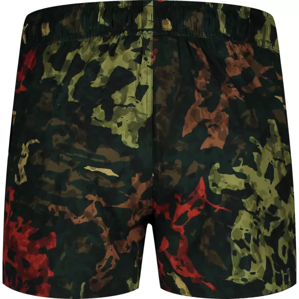  Moške kopalne hlače NORDBLANC RAINFOREST NBSPM8019 VOJAŠKO ZELENA 