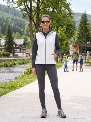 Ženski softshell telovnik ALTISPORT NoPrint NP/ALW7211NJ BELA/BELA