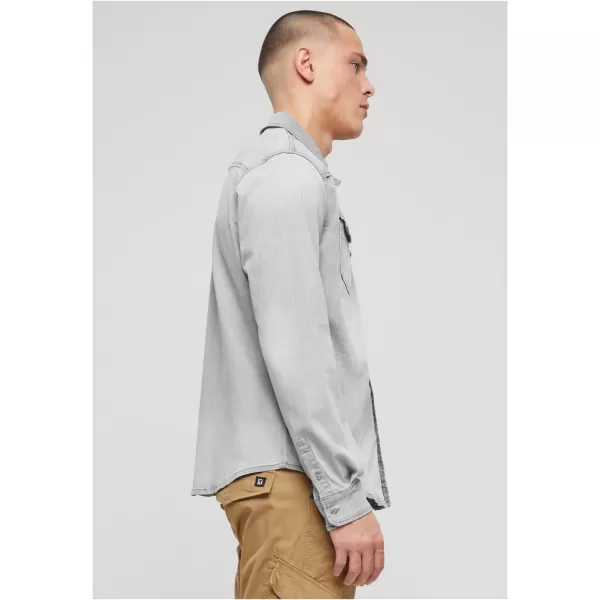  Srajca BRANDIT RILEY DENIM BD4020 SIVA 