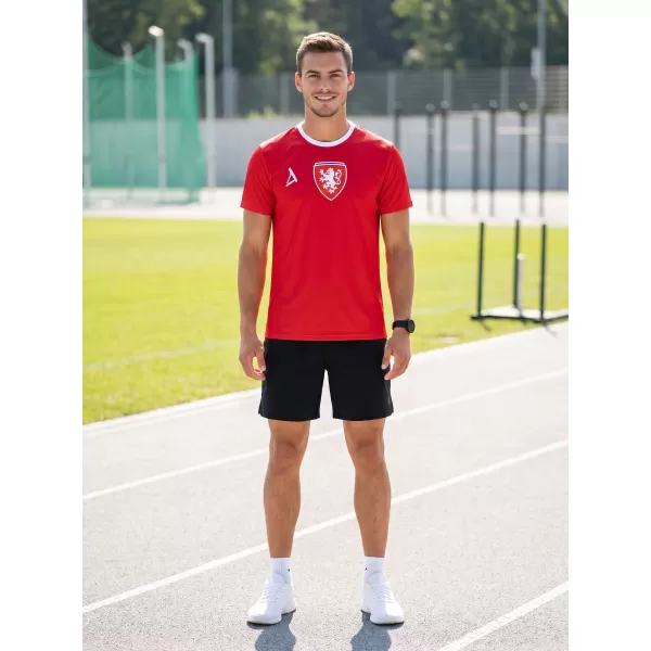  Moška funkcionalna premium majica ALTISPORT VOJ/ALM040TR01 RDEČA 