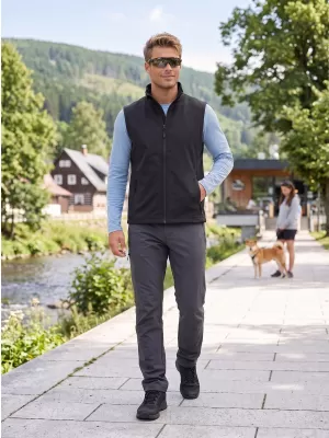 Moški softshell telovnik ALTISPORT NoPrint NP/ALM8211NJ ČRNA/ČRNA