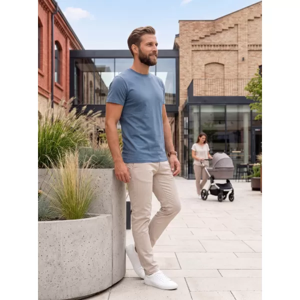  Moška majica s kratkimi rokavi ALTISPORT NoPrint NP/ALM921 DENIM 
