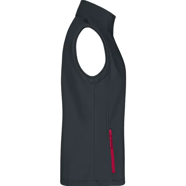  Ženski softshell telovnik ALTISPORT NoPrint NP/ALW7211NJ ŽELEZNO SIVA/RDEČA 