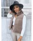 Telovnik DSTREET BEEWARM TY3800 KARAMELA