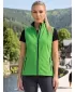 Ženski softshell telovnik ALTISPORT NoPrint NP/ALW7211NJ ZELENA/MORNARSKO MODRA