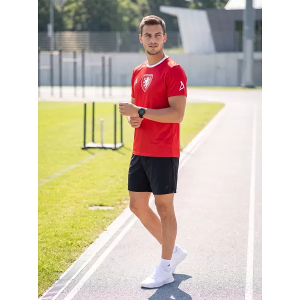  Moška funkcionalna premium majica ALTISPORT VOJ/ALM040TR01 RDEČA 