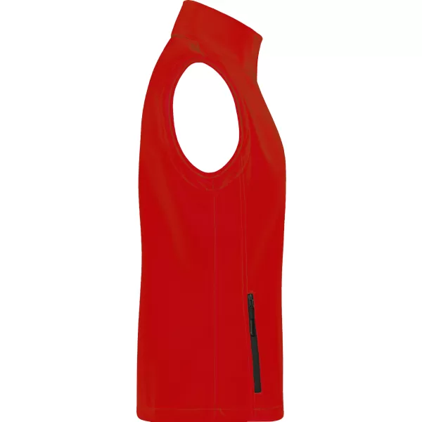  Ženski softshell telovnik ALTISPORT NoPrint NP/ALW7211NJ RDEČA/ČRNA 
