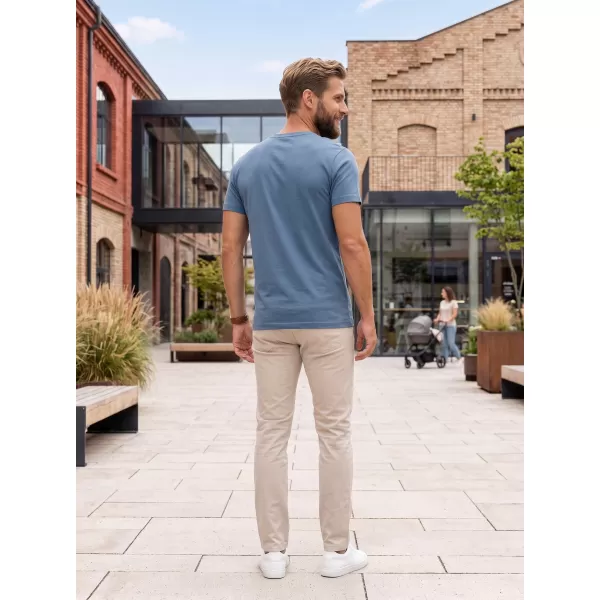  Moška majica s kratkimi rokavi ALTISPORT NoPrint NP/ALM921 DENIM 