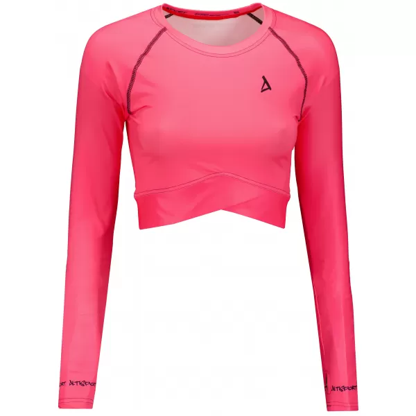  Vrhunski ženski funkcionalni top z dolgimi rokavi ALTISPORT VOJ/ALW000TR04 FLUO ROZA 