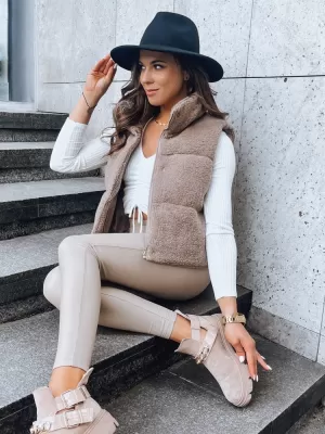 Telovnik DSTREET BEEWARM TY3800 KARAMELA