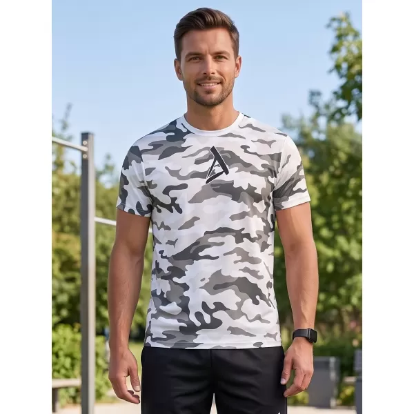  Moška funkcionalna premium majica ALTISPORT VOJ/ALM038TR01 BELA 