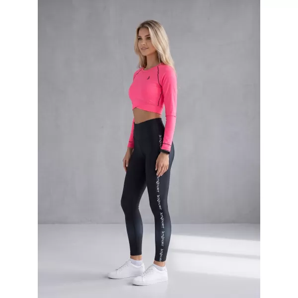  Vrhunski ženski funkcionalni top z dolgimi rokavi ALTISPORT VOJ/ALW000TR04 FLUO ROZA 