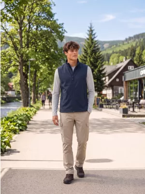 Moški softshell telovnik ALTISPORT NoPrint NP/ALM8211NJ MORNARICA/MORNARICA