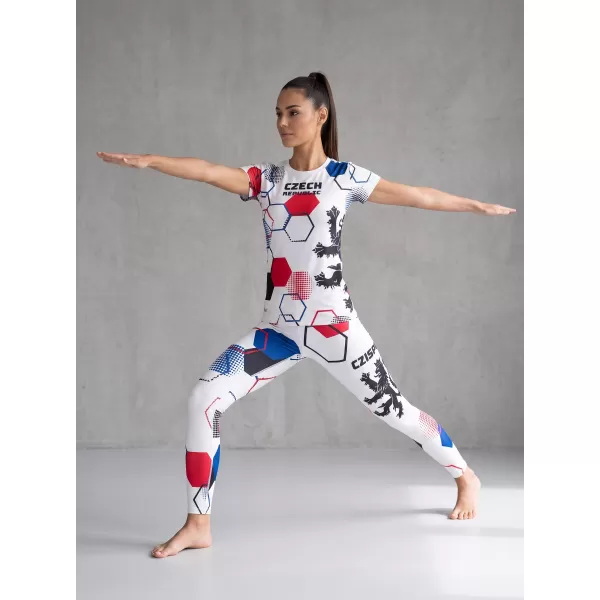  Ženske dolge vrhunske funkcionalne pajkice ALTISPORT VOJ/ALW036LEG01 HEKSA BELA 