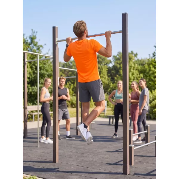 Moška funkcionalna majica ALTISPORT NoPrint NP/ALM421 NEON ORANŽNA 