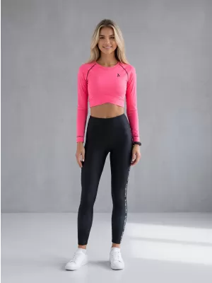 Vrhunski ženski funkcionalni top z dolgimi rokavi ALTISPORT VOJ/ALW000TR04 FLUO ROZA