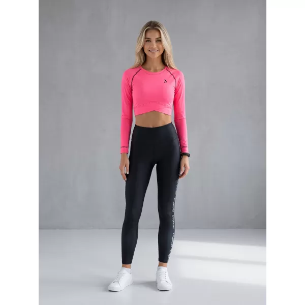  Vrhunski ženski funkcionalni top z dolgimi rokavi ALTISPORT VOJ/ALW000TR04 FLUO ROZA 