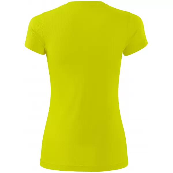  Ženska funkcionalna majica s kratkimi rokavi ALTISPORT NoPrint NP/ALW041 NEON RUMENA 