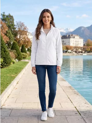 Ženska jakna ALTISPORT NoPrint NP/ALW1311NJ BELA