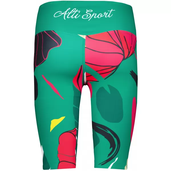  Ženske vrhunske funkcionalne pajkice nad koleni ALTISPORT VOJ/ALW042LEG02 ZELENA 