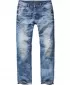 Hlače BRANDIT WILL WASHED BD1015 MODRO OPRANO