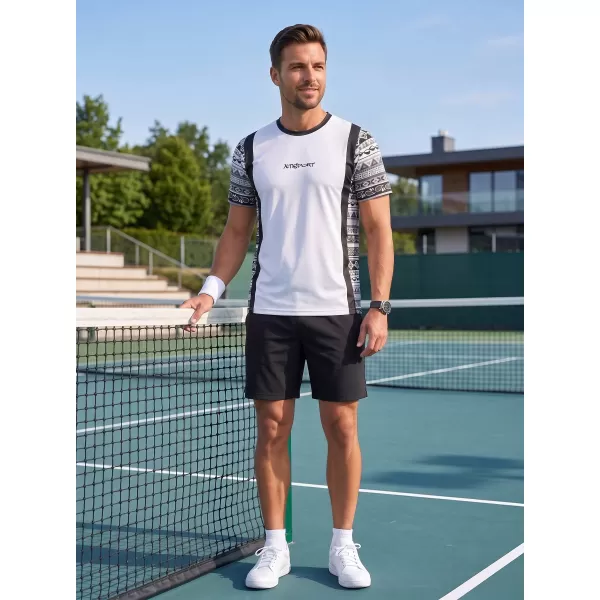  Moška funkcionalna premium majica ALTISPORT VOJ/ALM043TR01 BELA 