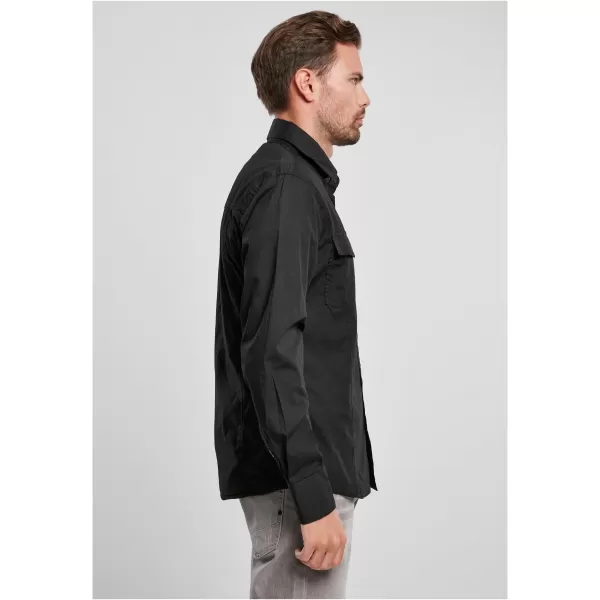  Srajca BRANDIT SLIM WORKER BD4005 ČRN 