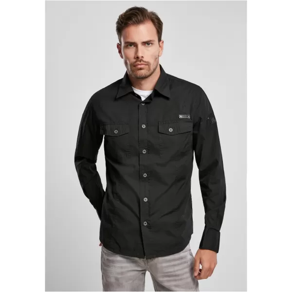  Srajca BRANDIT SLIM WORKER BD4005 ČRN 