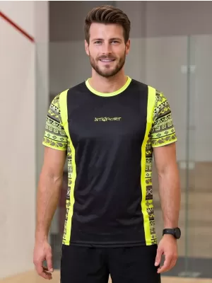 Moška funkcionalna premium majica ALTISPORT VOJ/ALM043TR01 NEON RUMENA