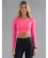 Vrhunski ženski funkcionalni top z dolgimi rokavi ALTISPORT VOJ/ALW000TR04 FLUO ROZA