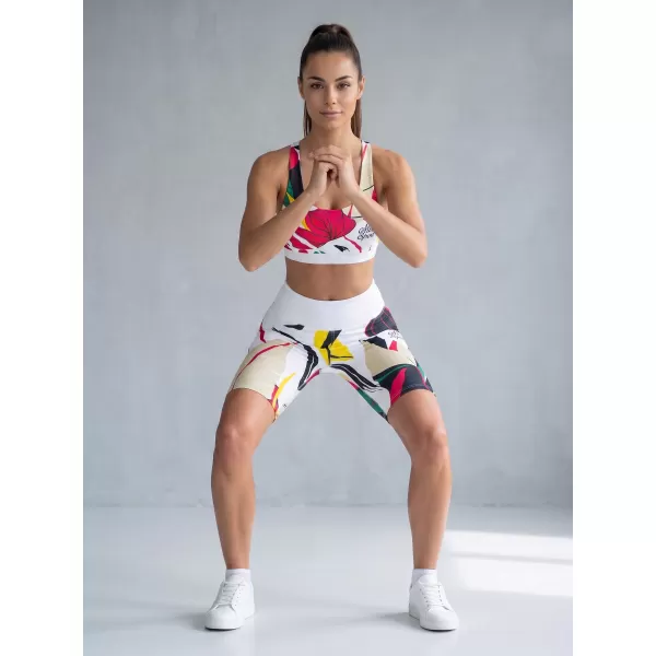  Ženske vrhunske funkcionalne pajkice nad koleni ALTISPORT VOJ/ALW042LEG02 BELA 