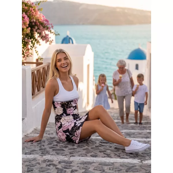  Ženska funkcionalna brezrokavna obleka ALTISPORT VOJ/ALW008SAT01 BELA 