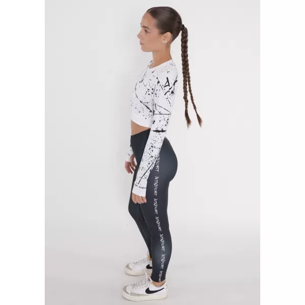 Vrhunski ženski funkcionalni top z dolgimi rokavi ALTISPORT VOJ/ALW034TR04 BELA 