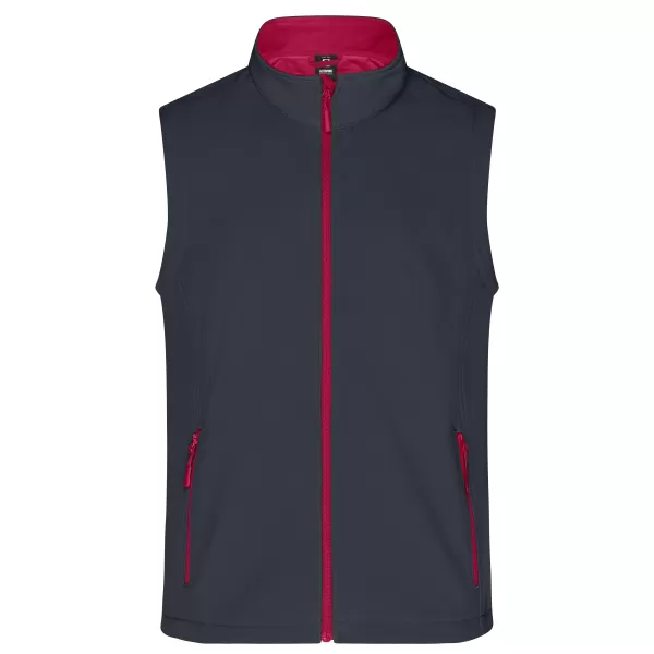  Moški softshell telovnik ALTISPORT NoPrint NP/ALM8211NJ ŽELEZNO SIVA/RDEČA 