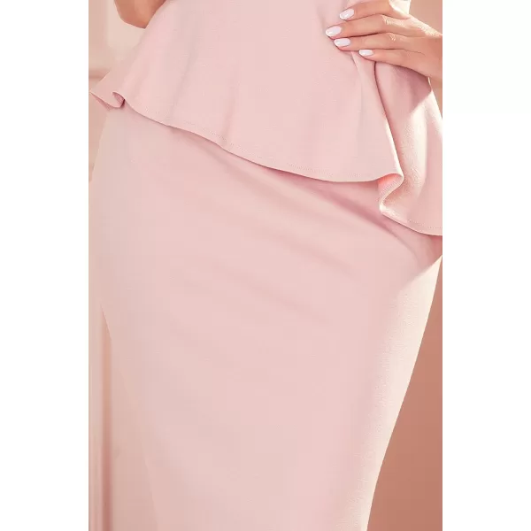  Obleka NUMOCO MIDI A192-13 ROZA 