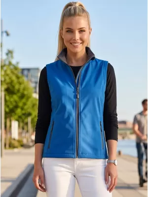 Ženski softshell telovnik ALTISPORT NoPrint NP/ALW7211NJ MORNARSKO MODRA/MORNARSKO MODRA