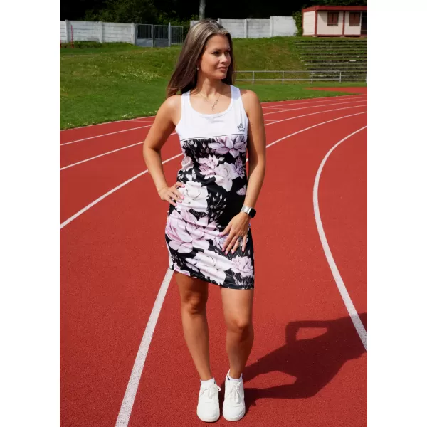  Ženska funkcionalna brezrokavna obleka ALTISPORT VOJ/ALW008SAT01 BELA 