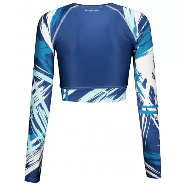  Vrhunski ženski funkcionalni top z dolgimi rokavi ALTISPORT VOJ/ALW039TR04 NAVADE 