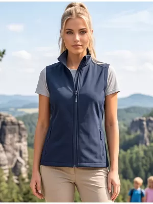 Ženski softshell telovnik ALTISPORT NoPrint NP/ALW7211NJ MORNARICA/MORNARICA