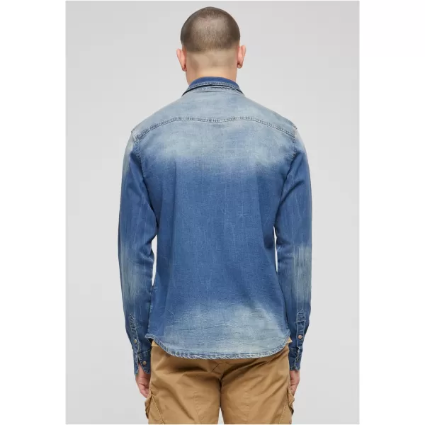  Srajca BRANDIT RILEY DENIM BD4020 MODRO OPRANO 
