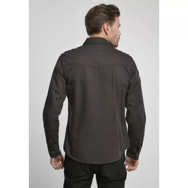  Srajca BRANDIT LUIS VINTAGE BD4023 ČRN 