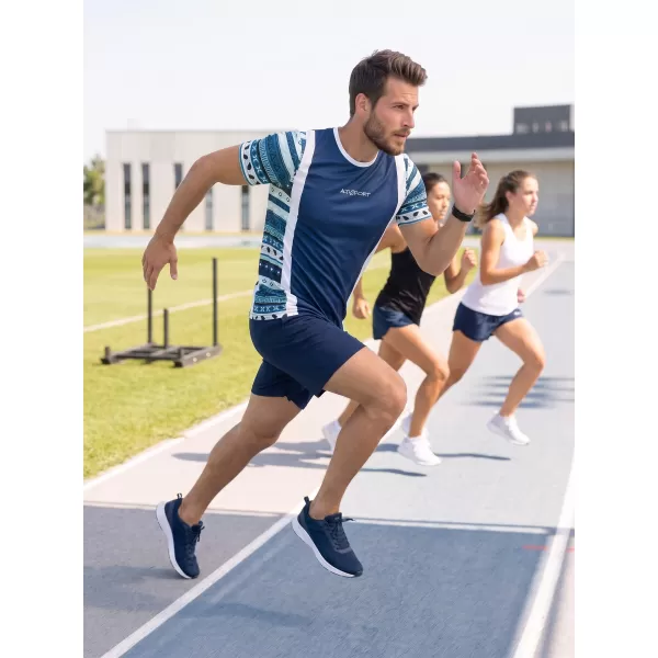  Moška funkcionalna premium majica ALTISPORT VOJ/ALM043TR01 NAVADE 