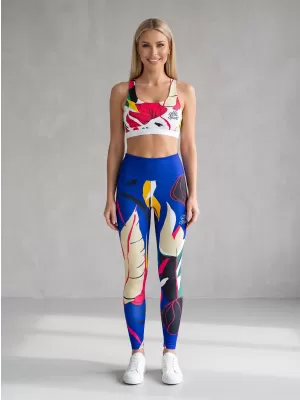 Ženske dolge vrhunske funkcionalne pajkice ALTISPORT VOJ/ALW042LEG01 MODRA