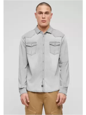 Srajca BRANDIT RILEY DENIM BD4020 SIVA