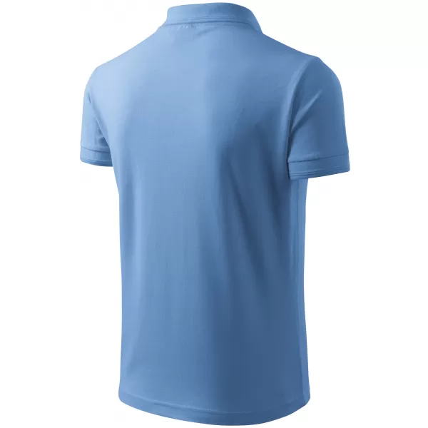  Moška majica s kratkimi rokavi z ovratnikom ALTISPORT NoPrint NP/ALM302 NEBESNO MODRA 