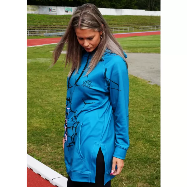  Ženski vrhunski funkcionalni pulover ALTISPORT VOJ/ALW035MI03 SMARAGDNO 