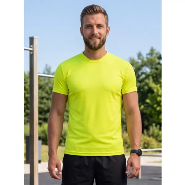  Moška funkcionalna majica ALTISPORT NoPrint NP/ALM421 NEON RUMENA 